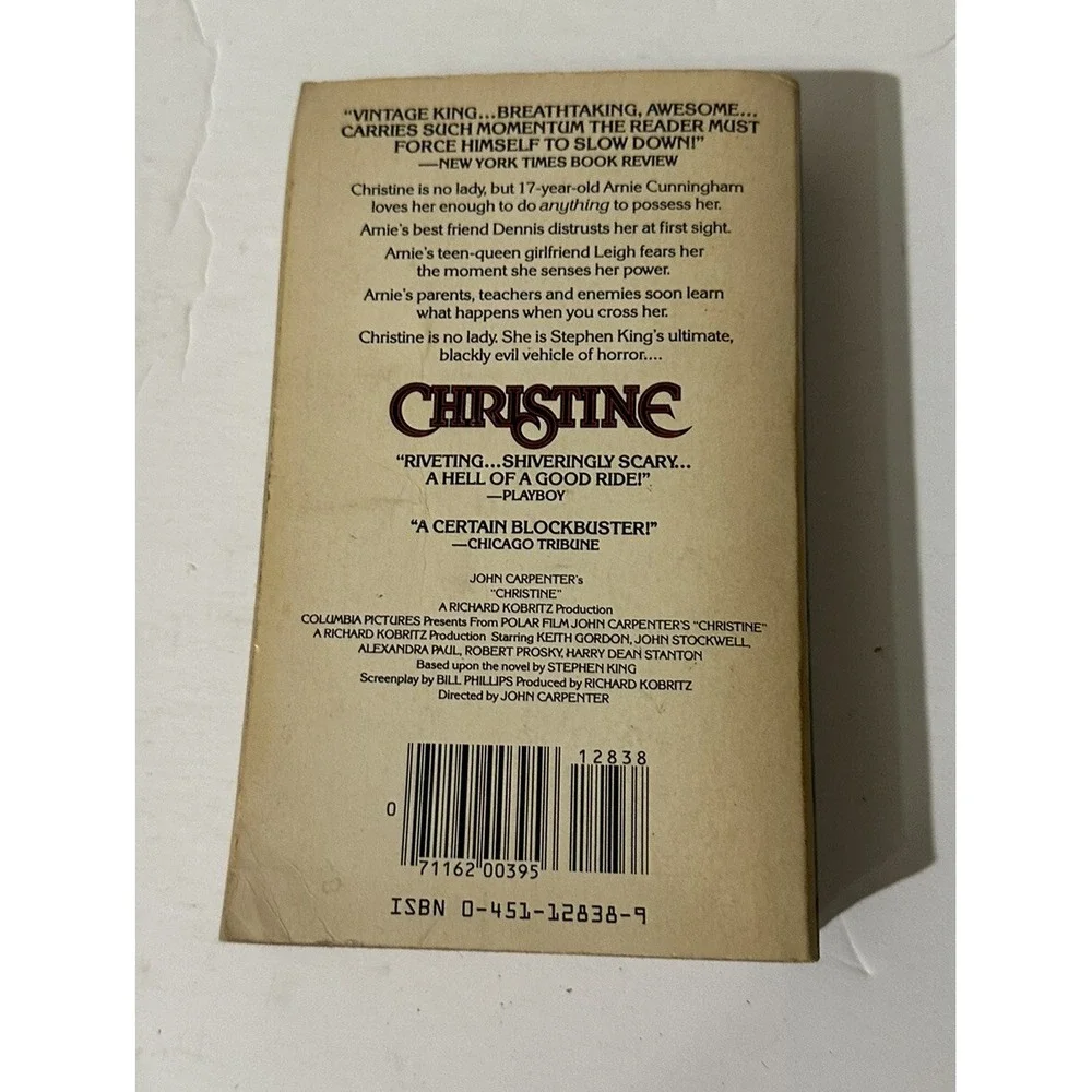 Stephen King Book Lot‎ 3 Paperback- It - Waste Lands - Christine